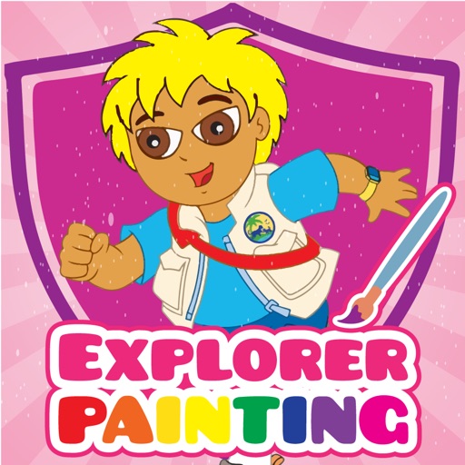 The Exploer Day Coloring Pages dora Edition icon