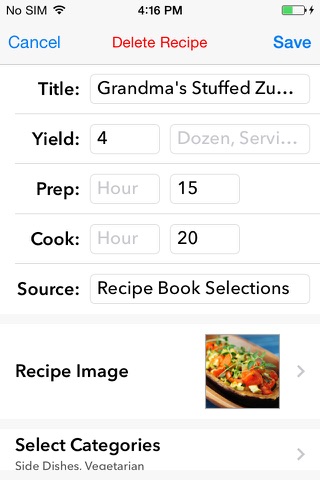 My Recipe Book - Your recipes, finally organized. screenshot 3