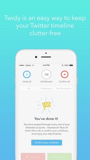 Twidy - Simple Unfollower for Twitter | Tidy Your Timeline!(圖2)-速報App