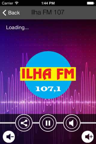 Ilha FM 107 screenshot 3