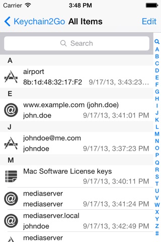 Keychain2Go - Password Manager and Sync screenshot 3