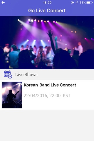 Go Live Concert screenshot 2