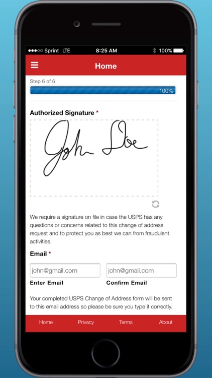 Change of Address Form