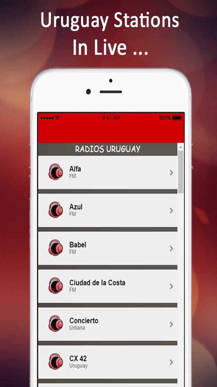 ´A Uruguay Stations Live Music, Play AM and FM