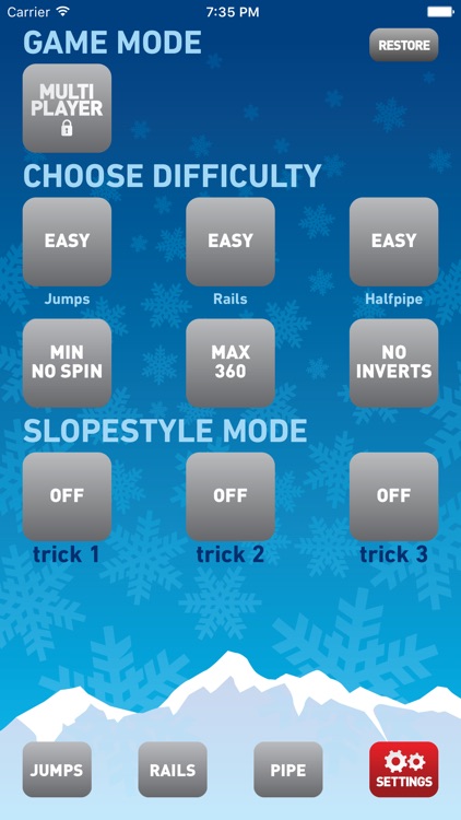 Ski Dice