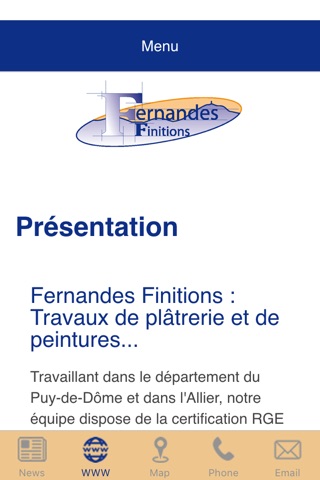 Fernandes Finitions screenshot 2