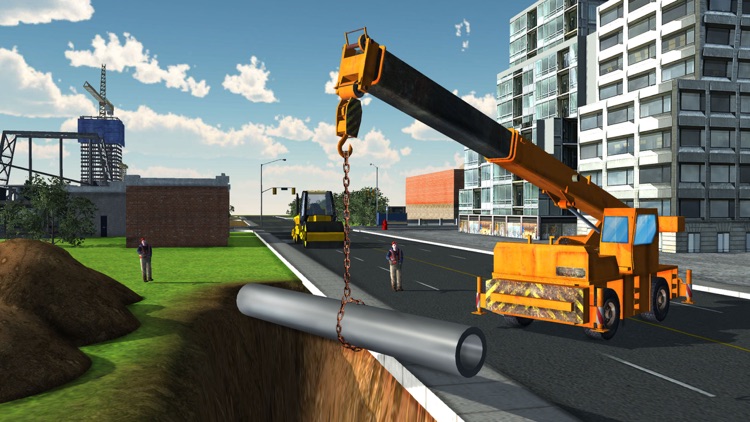 City Construction 2016 – 3D Heavy Cranes and Truck Simulation screenshot-3