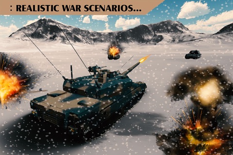 Snow Monster Tank War Battlefield 2016 – Defender of the Homeland screenshot 2