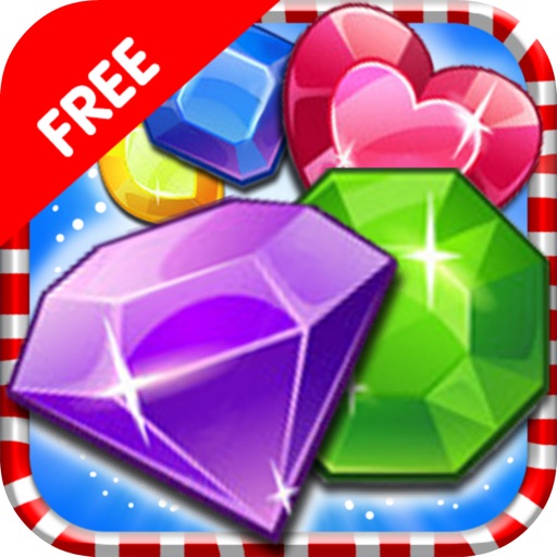 Pop Jewels Deluxe HD - Match 3 Game Jem Icon