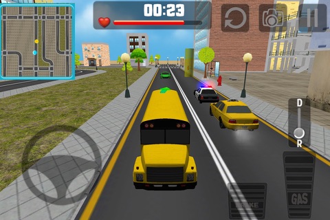 Kids School Bus learning driver Simulator screenshot 2