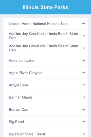 Illinois State Parks & National Parks screenshot 2