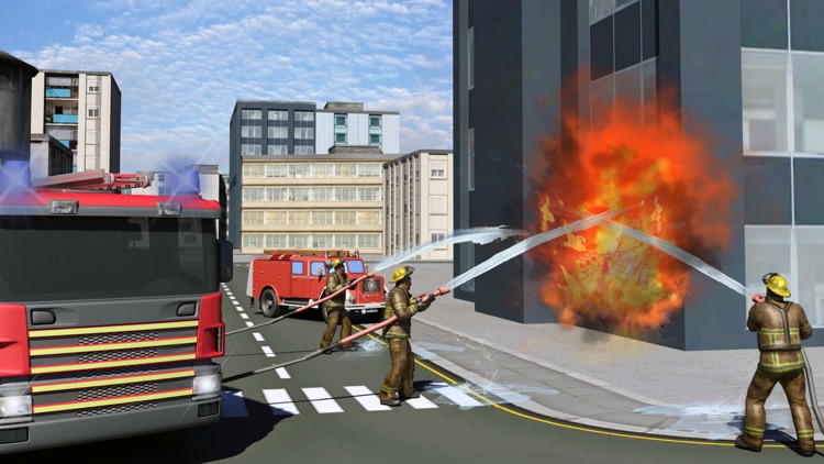 Fire Fighter Truck Driver Real Hero 3D Simulator