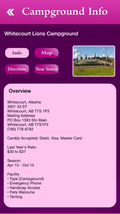 Alberta Campgrounds & RV Parks