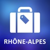 Rhone-Alpes, France Detailed Offline Map