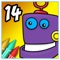 Coloring Book 14: Robots