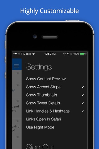 Hashtag - A Fast, Customizable Timeline For Twitter screenshot 3