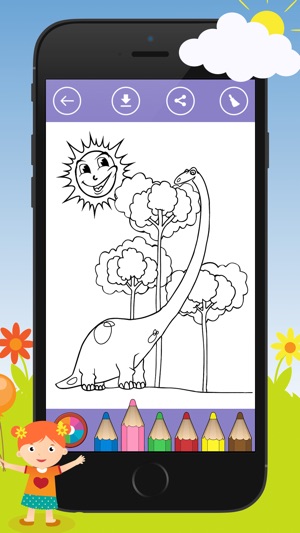 Dinosaur Coloring Book for Kids - Free Fun Educational Dino (圖3)-速報App