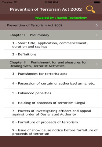 Prevention of Terrorism Act 2002 screenshot 2