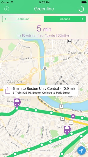 Greenline - MBTA Real-time Tracking for the Green Line(圖2)-速報App