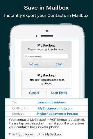 My Backup Assistant - Contacts Backup, Restore, Delete & Photos Backup screenshot 2