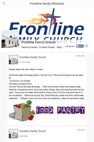 Frontline Family Church screenshot 2