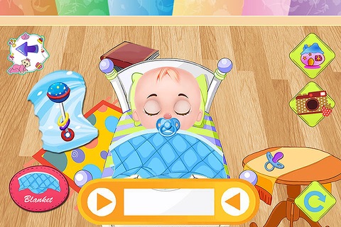 Grand Mother Caring Newborn Baby - Mommy's Maternity hospital care kids games screenshot 3