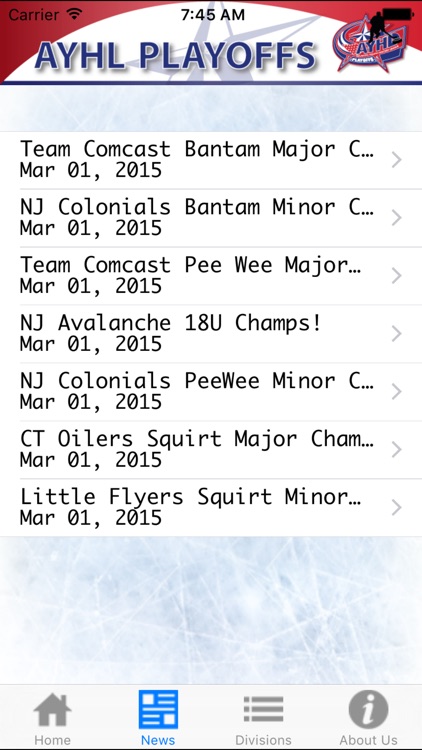 AYHL Playoffs