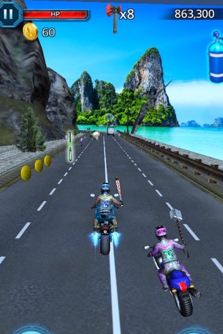 3D Super Bike Racing Heroes Shuffle Cars - Free Games screenshot 2
