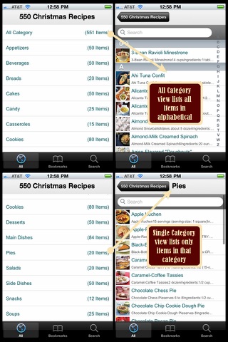 550 Christmas Recipes screenshot 2