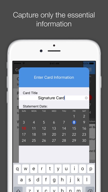 Card Due - Credit Card Bill Tracker screenshot-3