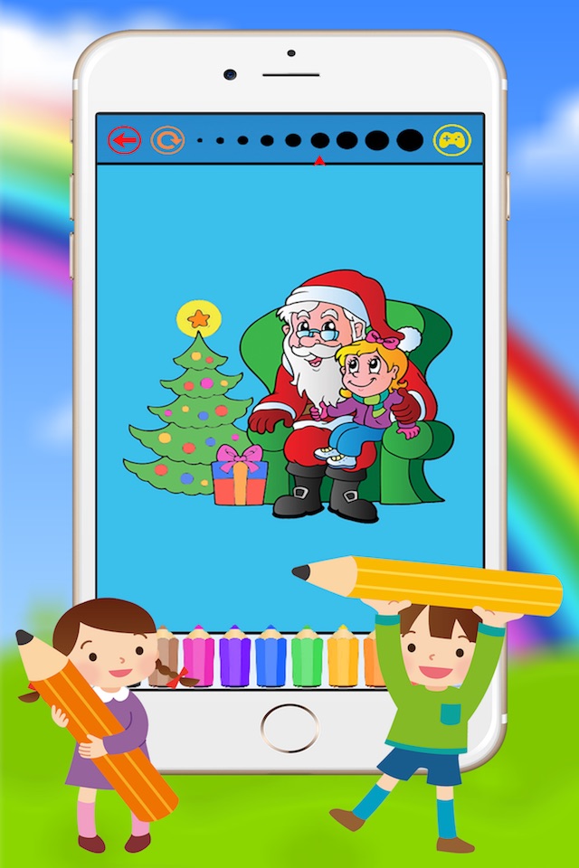 Christmas & Santacros Coloring Book for Kids screenshot 2