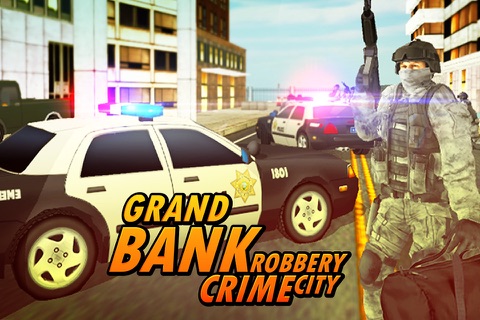 Bank Robbery - crime city police shooting 3D free screenshot 3