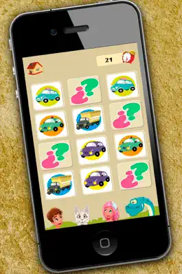 Game screenshot Memory game for children: memory cars. Learning game for boys apk