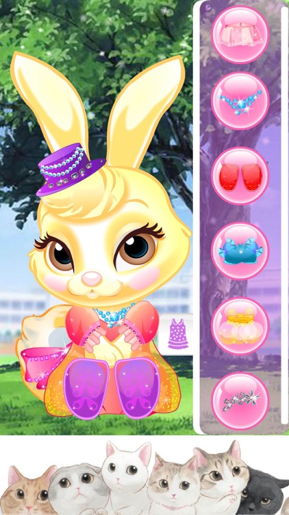 Baby Bunny -  Makeup, Dressup, Spa and Makeover - Girls Beauty Salon Games screenshot-4