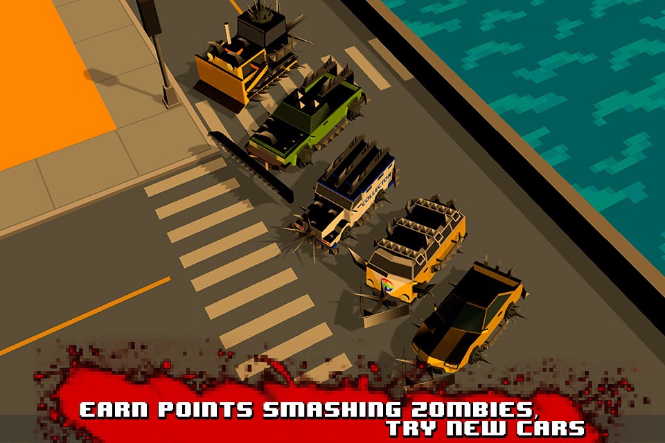 Zombie Smashy Death Race 3D screenshot 3