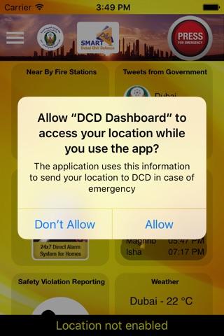 DCD Dashboard screenshot 3