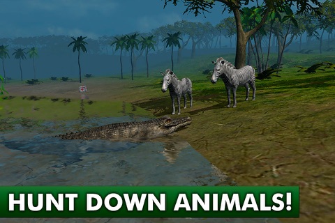 Wild Crocodile Survival Simulator 3D screenshot 2