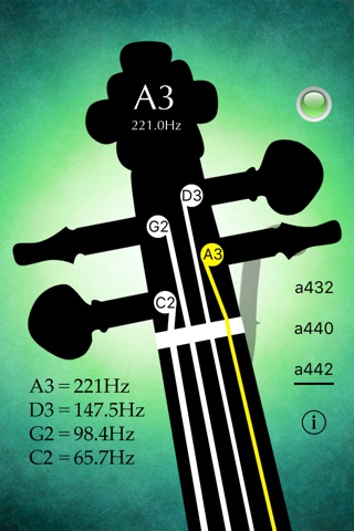 Cello Tuner Professional screenshot 2