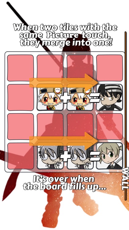 2048 PUZZLE " Soul-Eater " Edition Anime Logic Game Character.s