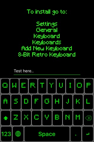 8-Bit Retro Keyboard screenshot 2