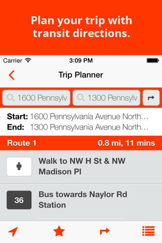 BusTrackDC - real time bus & rail info for DC screenshot 3
