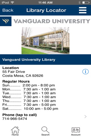 VUSC Library screenshot 3