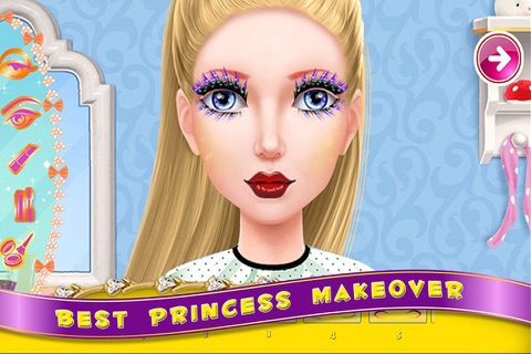 Princess Glamorous Makeover salon screenshot 3