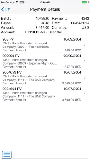 Payment Batch Approvals Smartphone for JDE E1(圖3)-速報App