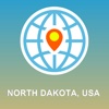 North Dakota, USA Map - Offline Map, POI, GPS, Directions