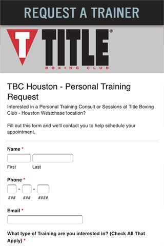 TITLE Boxing Club Houston screenshot 4