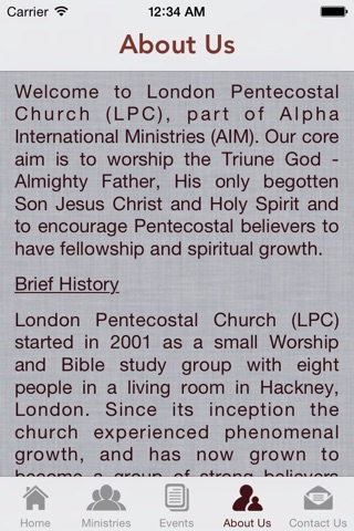 London Pentecostal Church / Alpha International Ministry ( LPC / AIM ) screenshot 4