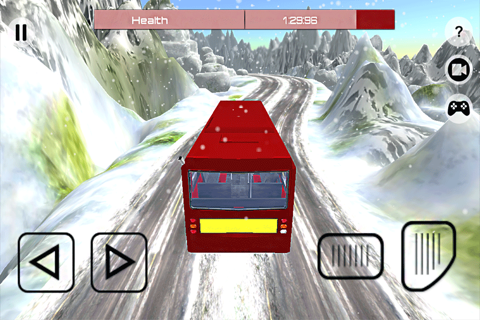 Bus Driving Simulator 3D: Free Snow Hill & Best Game 2016 screenshot 3