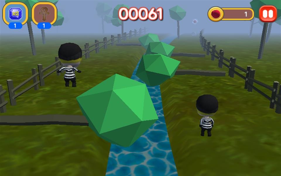 Little Red Cap Twins - Endless Double Runner Game screenshot 3