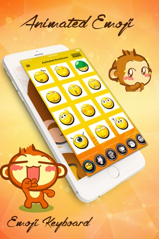 Emoji Love - Animated Funny Emoticons - Cool Characters & Emoji Keyboard Icons & Emojis Stickers for Chatting - FREE screenshot 3